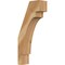 Ekena Millwork 4"W x 10"D x 22"H Merced Rough Sawn Knee Brace, Western Red Cedar BRC04X10X22MRC00RWR - alternate 1